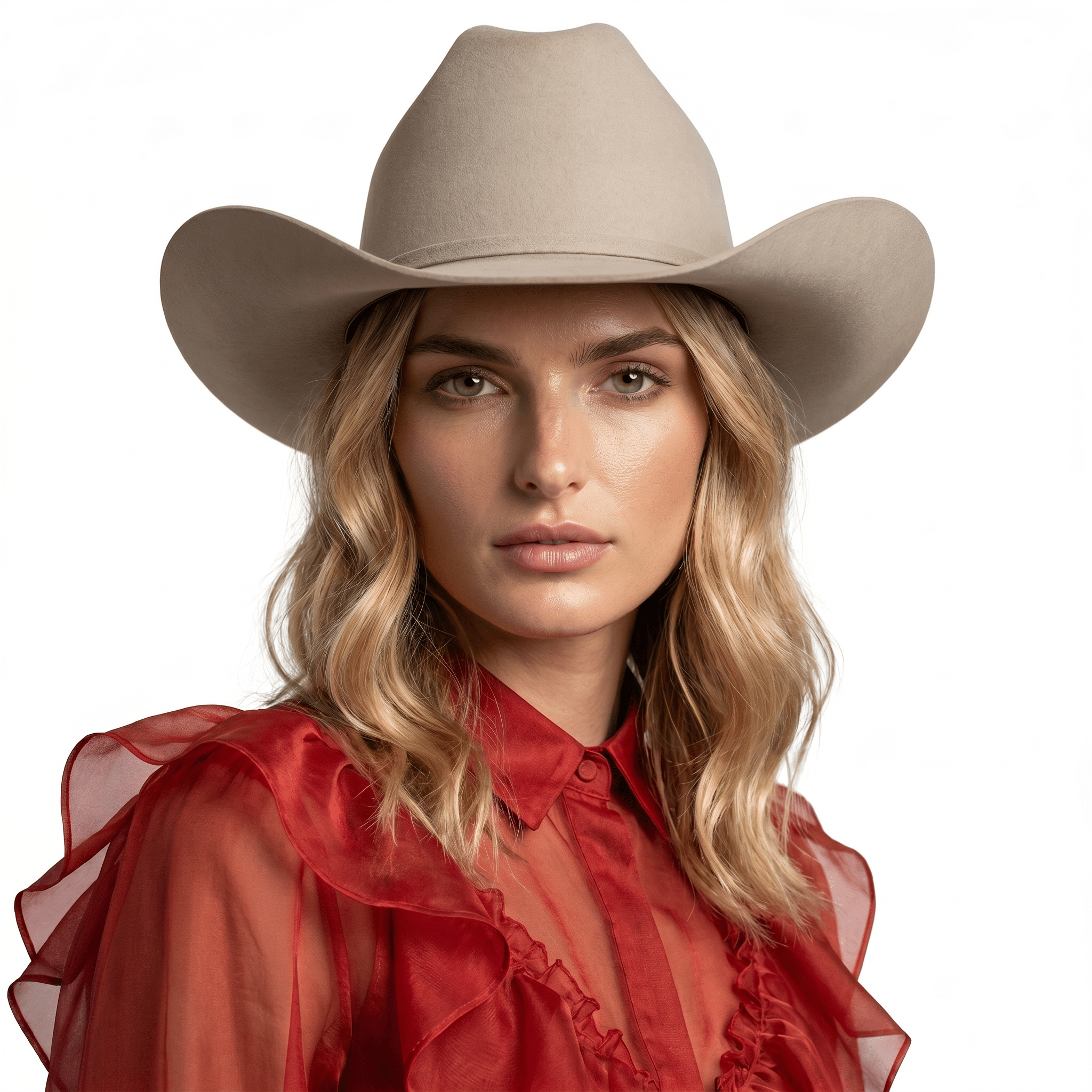 Chapeau en Laine Cattleman Western
